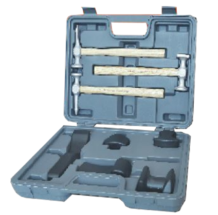 KIT DE MARTILLOS Y TASES PARA ALUMINIO